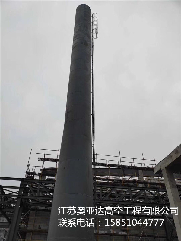 30m钢烟囱吊装